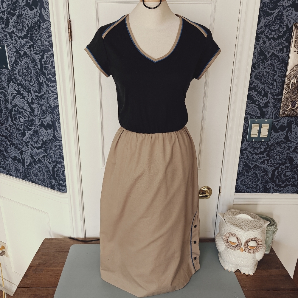 Vintage 40s style dress - size Med